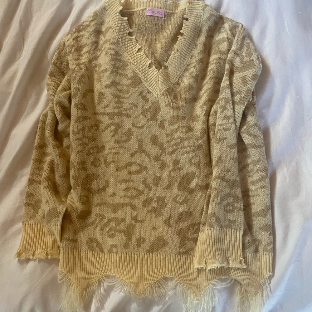 Pink Lily Sweater
